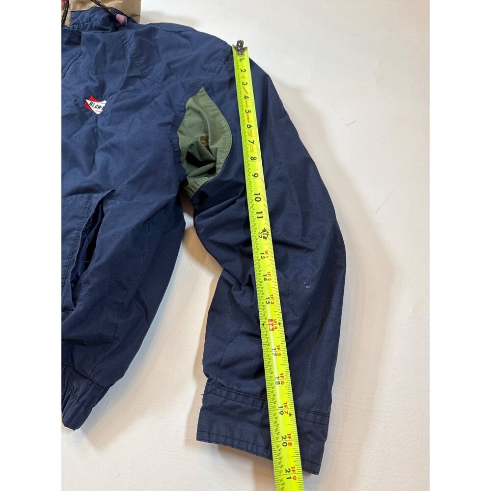 WinnerMate Sportswear Blue Colorblock Jacket Sz XXL 90s Style Outerwear (BB308) - Picture 7 of 11